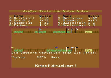 Pferderennen Ende
